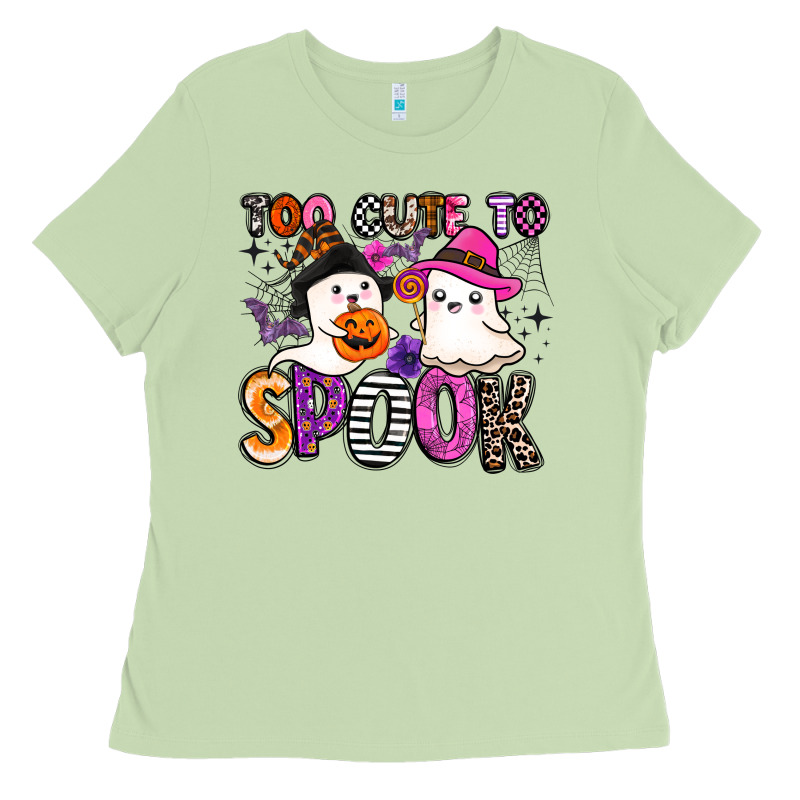 Too Cute To Spook Ladies Tee by BarkalooDesign | Teevron