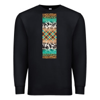 Black fall pattern Premium Sweatshirt - Artiststas