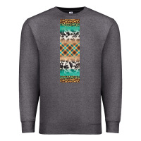 Charcoal Heather fall pattern Premium Sweatshirt - Artiststas