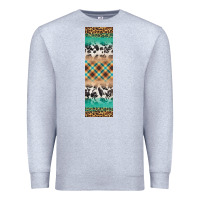 Heather Grey fall pattern Premium Sweatshirt - Artiststas