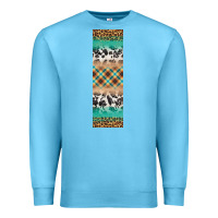 Ocean Blue fall pattern Premium Sweatshirt - Artiststas
