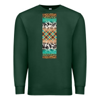 Sports Green fall pattern Premium Sweatshirt - Artiststas