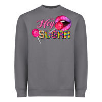 Storm hey sugar valentine's day Heavyweight Sweatshirt - FaDigitalArtStudio