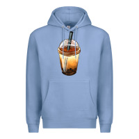 Colony Blue Bobba cup Premium Hoodie - FaDigitalArtStudio