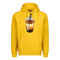 Lemon Bobba cup Premium Hoodie - FaDigitalArtStudio