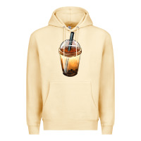 Pina Colada Bobba cup Premium Hoodie - FaDigitalArtStudio