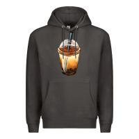 Smoke Bobba cup Premium Hoodie - FaDigitalArtStudio