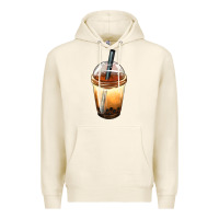 Tofu Bobba cup Premium Hoodie - FaDigitalArtStudio