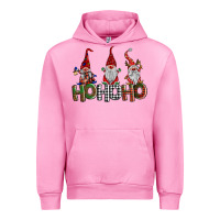 Fuchsia Pink ho ho. ho gnomes Urban Hoodie - BarkalooDesign