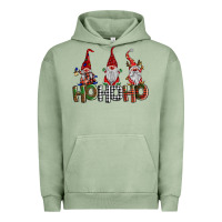 Pigment Oil Green ho ho. ho gnomes Urban Hoodie - BarkalooDesign