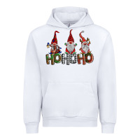 White ho ho. ho gnomes Urban Hoodie - BarkalooDesign