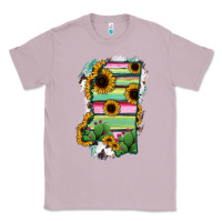 Lilac Mississippi Map Sunflower Cactus Serape Classic Tee - RanaPortraitStore