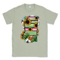 Matcha Mississippi Map Sunflower Cactus Serape Classic Tee - RanaPortraitStore