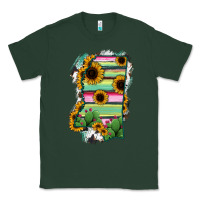 Sports Green Mississippi Map Sunflower Cactus Serape Classic Tee - RanaPortraitStore