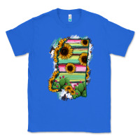 True Royal Mississippi Map Sunflower Cactus Serape Classic Tee - RanaPortraitStore