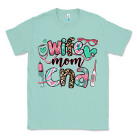 Seafoam wife mom cna certified nursing assistant Classic Tee - RanaPortraitStore