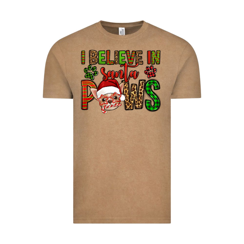 I Believe In Santa Paws Chihuahuha Vintage Tee by Jasminsmagicworld | Teevron