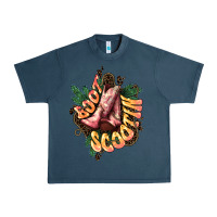 Midnight Navy Boots scootin Urban Heavy Tee - HowdyJamesFarm