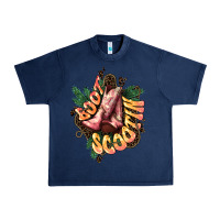 Navy Boots scootin Urban Heavy Tee - HowdyJamesFarm