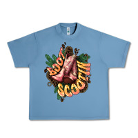 Pebble Blue Boots scootin Urban Heavy Tee - HowdyJamesFarm