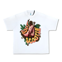 White Boots scootin Urban Heavy Tee - HowdyJamesFarm