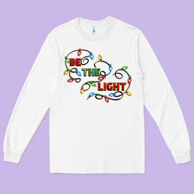 Be The Light Long Sleeve Tee Designed By Cowgirlartshop