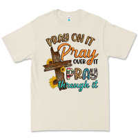 Bone pray on it pray over it pray through it Premium Tee - Artiststas