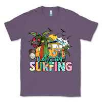 Lavender Let's go surfing Classic Tee - NancyCooperArtShop