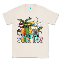 Natural Let's go surfing Classic Tee - NancyCooperArtShop