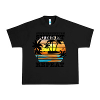Black sunrise sunburn sunset repeat Urban Heavy Tee - JahusDesignShop