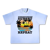 Grape Ice sunrise sunburn sunset repeat Urban Heavy Tee - JahusDesignShop