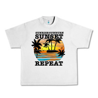 Lunar Rock sunrise sunburn sunset repeat Urban Heavy Tee - JahusDesignShop