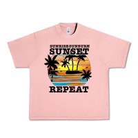 Salmon sunrise sunburn sunset repeat Urban Heavy Tee - JahusDesignShop