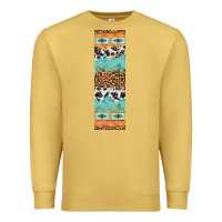 Antique Gold fall pattern Premium Sweatshirt - Artiststas