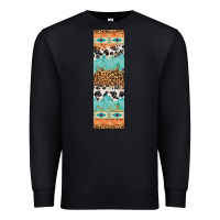 Black fall pattern Premium Sweatshirt - Artiststas