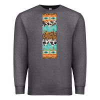 Charcoal Heather fall pattern Premium Sweatshirt - Artiststas