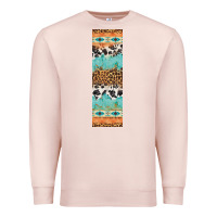 Pale Pink fall pattern Premium Sweatshirt - Artiststas