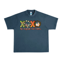Midnight Navy Xoxo the original love letters Easter Day Urban Heavy Tee - HowdyJamesFarm