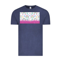 Vintage Denim doodle doodle rainbow Vintage Tee - TumblerDesignByShophia