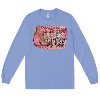 Colony Blue give boot to the cancer Long Sleeve Tee - CowGirlArtShop