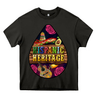Asphalt teardrop Hispanic Heritage Heavy Core Tee - BundleAndBundleShop