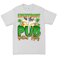 Dove Grey everybody in the pub gettin tipsy Premium Tee - Artiststas