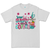 Dove Grey some bunny needs coffee easter Premium Tee - Jasminsmagicworld
