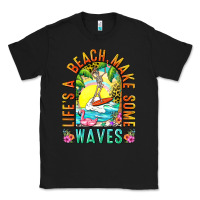 Black Life's a beach make some waves Classic Tee - NancyCooperArtShop