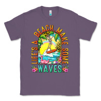 Lavender Life's a beach make some waves Classic Tee - NancyCooperArtShop