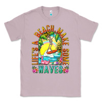 Lilac Life's a beach make some waves Classic Tee - NancyCooperArtShop