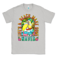 Moon Dust Life's a beach make some waves Classic Tee - NancyCooperArtShop