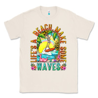 Natural Life's a beach make some waves Classic Tee - NancyCooperArtShop