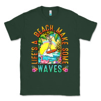 Sports Green Life's a beach make some waves Classic Tee - NancyCooperArtShop