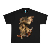 Black Cowboy boots western Urban Heavy Tee - HowdyJamesFarm